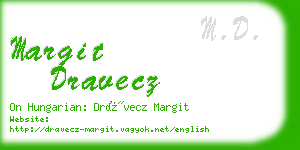 margit dravecz business card